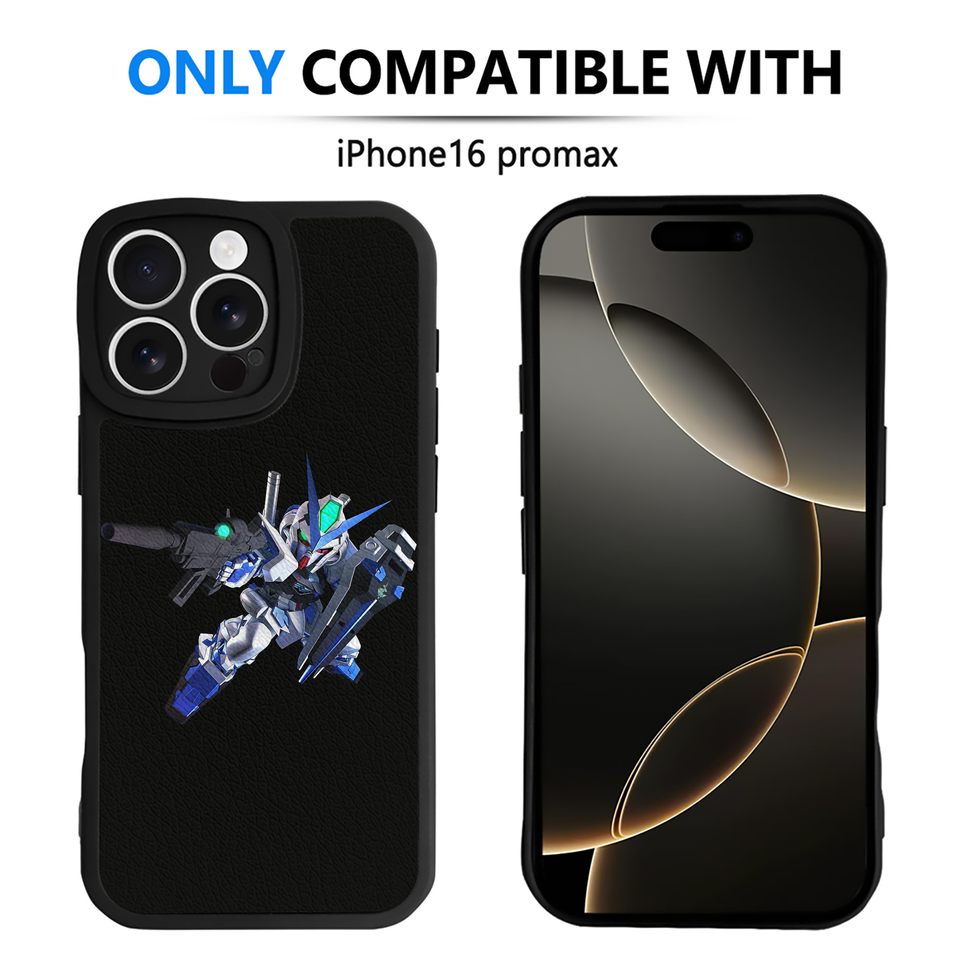 （画像用） 機動戦士ガンダム Mobile Suit Gundam 【iPhone 16シリーズ対応】シリコンスマホケース（レザー調） 材質：シリコン